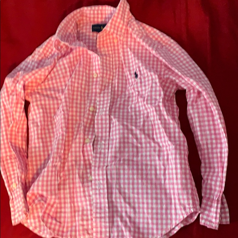 Boys long sleeve button down shirt